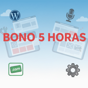Bono de 5 horas para WordPress